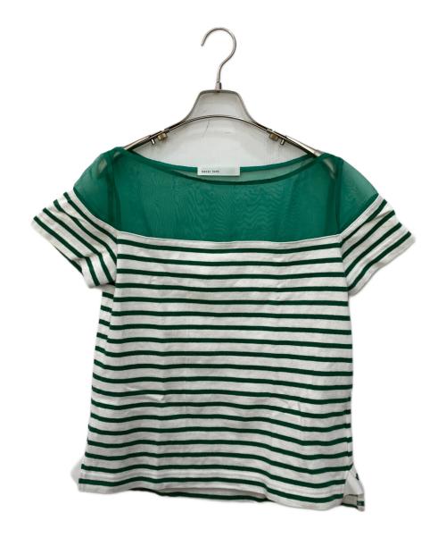sacai luck（サカイラック）sacai luck (サカイラック) ボーダーカットソー グリーン サイズ:SIZE 2の古着・服飾アイテム