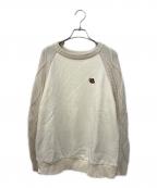 BLUE LABEL CRESTBRIDGEブルーレーベルクレストブリッジ）の古着「袖切替スウェット」｜ホワイト