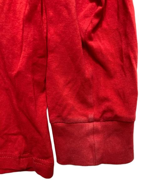 DIESEL（ディーゼル）DIESEL (ディーゼル) ロングスリーブカットソー レッド サイズ:SIZE 12の古着・服飾アイテム