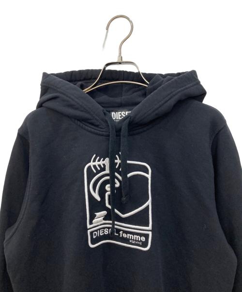 DIESEL（ディーゼル）DIESEL (ディーゼル) F-REGGY-HOOD-E1 ブラック サイズ:Sの古着・服飾アイテム