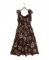 Her lip to (ハーリップトゥ) Sunflower-Printed Midi Dress ブラウン サイズ:M：8000円