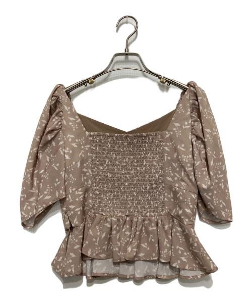 HER LIP TO（ハーリップトゥ）HER LIP TO (ハーリップトゥ) Muguet-Printed Romantic Set ベージュ サイズ:Mの古着・服飾アイテム