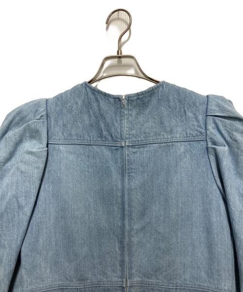 BORDERS at BALCONY（ボーダーズアットバルコニー）BORDERS AT BALCONY (ボーダーズアットバルコニー) DENIM QUILTED DRESS インディゴ サイズ:Mの古着・服飾アイテム