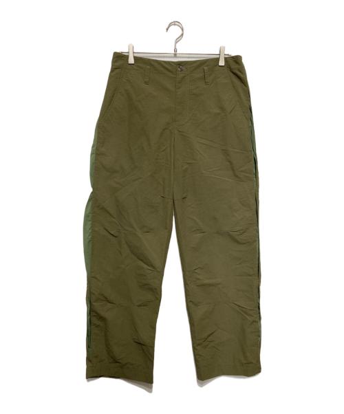 PLATEAU STUDIO（プラテウスタジオ）plateau studio (プラテウスタジオ) ナイロンパンツ カーキ サイズ:Sの古着・服飾アイテム