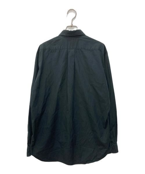 Yohji Yamamoto COSTUME D' HOMME（ヨウジヤマモト コスチュームドオム）Yohji Yamamoto COSTUME D' HOMME (ヨウジヤマモト コスチュームドオム) レギュラーカラーシャツ ブラック サイズ:SIZE 3の古着・服飾アイテム