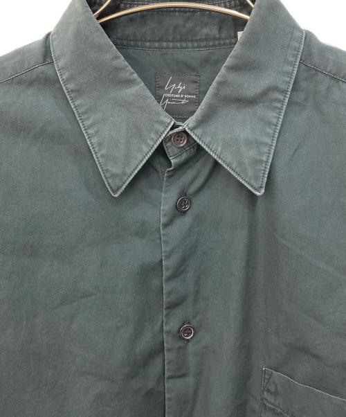 Yohji Yamamoto COSTUME D' HOMME（ヨウジヤマモト コスチュームドオム）Yohji Yamamoto COSTUME D' HOMME (ヨウジヤマモト コスチュームドオム) レギュラーカラーシャツ ブラック サイズ:SIZE 3の古着・服飾アイテム