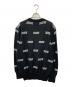 TTT MSW (ティー) creative drug store (クリエイティヴドラッグストア) 総柄ニット ブラック サイズ:M：5000円