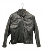 Schottショット）の古着「ライナー付シングルライダースジャケット」｜ブラック