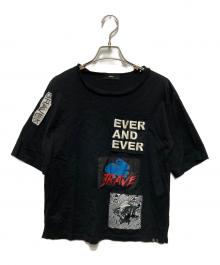 DIESEL（ディーゼル）の古着「クルーネックTシャツ」｜ブラック