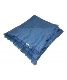 ASAUCE MELER（アソースメレ）の古着「リネンストール」｜スカイブルー