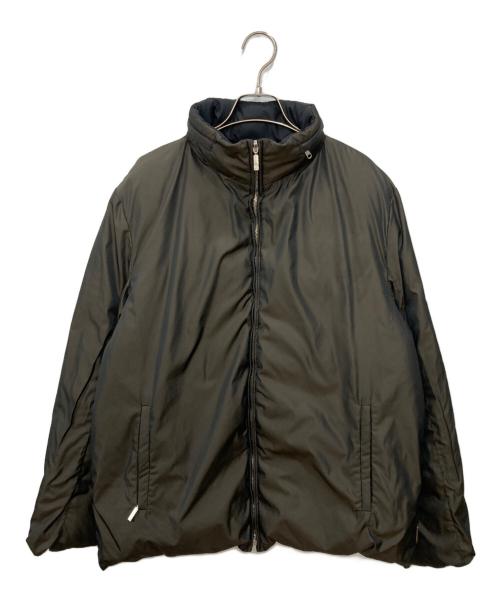 MONCLER（モンクレール）MONCLER (モンクレール) リバーシブルダウンジャケット ブラック×カーキ サイズ:SIZE 2の古着・服飾アイテム