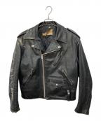 PERFECTO by Schottパーフェクト バイ ショット）の古着「ダブルライダースジャケット」｜ブラック