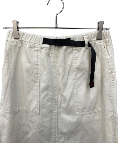 GRAMICCI（グラミチ）GRAMICCI (グラミチ) ロングベイカースカート ホワイト サイズ:Ｍの古着・服飾アイテム