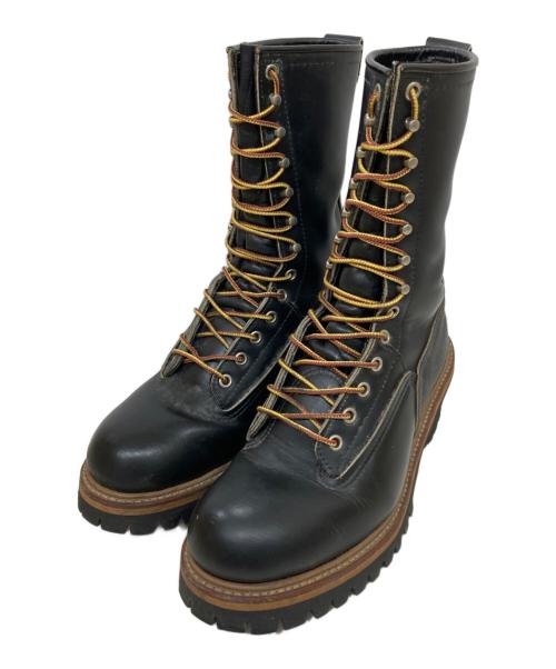 RED WING（レッドウィング）RED WING (レッドウィング) ロガーブーツ ブラック サイズ:SIZE 7Dの古着・服飾アイテム