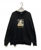DALL CLOTHINGダルクロージング）の古着「プリントスウェット」｜ブラック