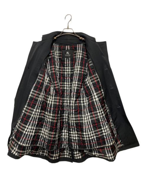 BURBERRY BLACK LABEL（バーバリーブラックレーベル）BURBERRY BLACK LABEL (バーバリーブラックレーベル) ライナー付ステンカラーコート ブラック サイズ:Mの古着・服飾アイテム