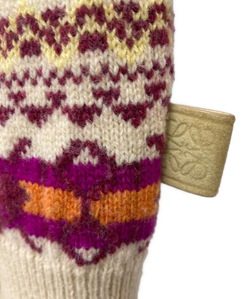 LOEWE（ロエベ）LOEWE (ロエベ) ウールジャカードポロニット マルチカラー サイズ:XSの古着・服飾アイテム