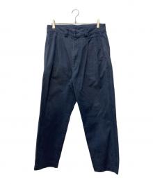 is-ness（イズネス）の古着「WIDE CHINO PANTS」｜ネイビー