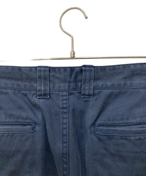 is-ness（イズネス）is-ness (イズネス) WIDE CHINO PANTS ネイビー サイズ:Lの古着・服飾アイテム
