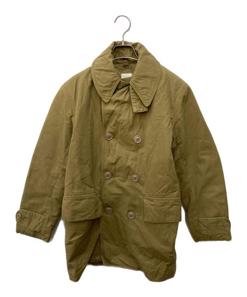 HOUSTON（ヒューストン）HOUSTON (ヒューストン) ライナー付きミリタリーコート カーキ サイズ:36R 未使用品の古着・服飾アイテム
