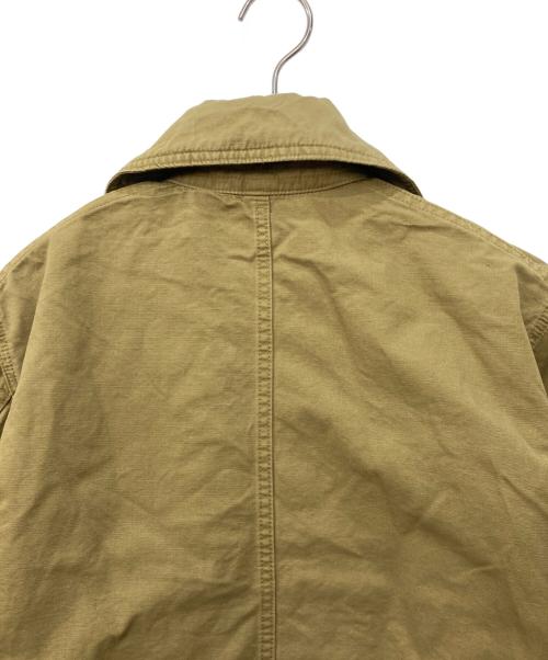 HOUSTON（ヒューストン）HOUSTON (ヒューストン) ライナー付きミリタリーコート カーキ サイズ:36R 未使用品の古着・服飾アイテム