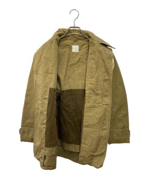 HOUSTON（ヒューストン）HOUSTON (ヒューストン) ライナー付きミリタリーコート カーキ サイズ:36R 未使用品の古着・服飾アイテム