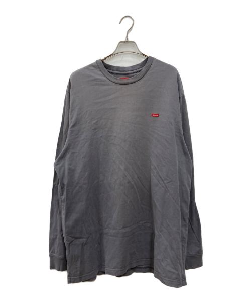 SUPREME（シュプリーム）SUPREME (シュプリーム) small box logo L/S tee グレー サイズ:XLの古着・服飾アイテム