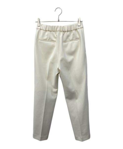 UNITED ARROWS TOKYO（ユナイテッドアローズトウキョウ）UNITED ARROWS TOKYO (ユナイテッドアローズトウキョウ) SPONGY タック テーパード パンツ ホワイト サイズ:Lの古着・服飾アイテム