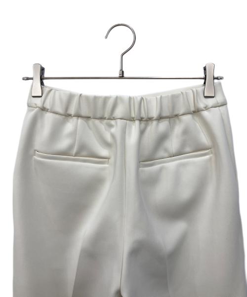 UNITED ARROWS TOKYO（ユナイテッドアローズトウキョウ）UNITED ARROWS TOKYO (ユナイテッドアローズトウキョウ) SPONGY タック テーパード パンツ ホワイト サイズ:Lの古着・服飾アイテム