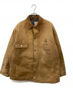 CarHarttカーハート）の古着「ダックカバーオール」｜ベージュ