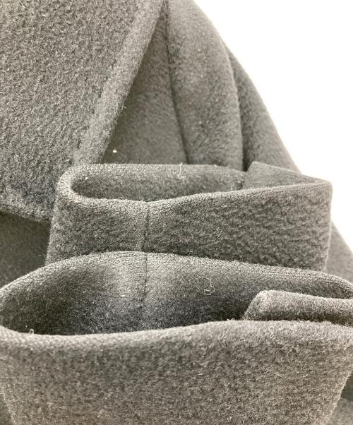 MaxMara（マックスマーラ）MaxMara (マックスマーラ) キャメルウールフーデッドコート ネイビー サイズ:Sの古着・服飾アイテム