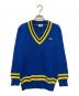IZOD LACOSTE（アイゾッド ラコステ）の古着「Vネックニット」｜ブルー