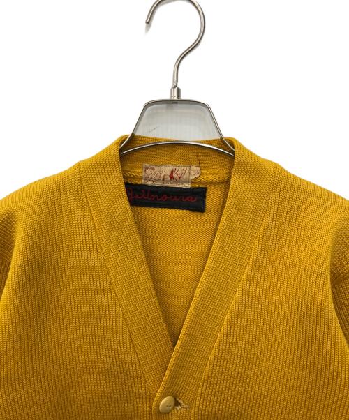 Used/Vintage（ユーズド ヴィンテージ）Used/Vintage (ユーズド ヴィンテージ) レタードカーディガン イエロー サイズ:不明の古着・服飾アイテム