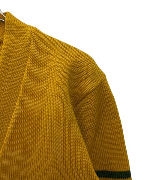 Used/Vintage（ユーズド ヴィンテージ）Used/Vintage (ユーズド ヴィンテージ) レタードカーディガン イエロー サイズ:不明の古着・服飾アイテム