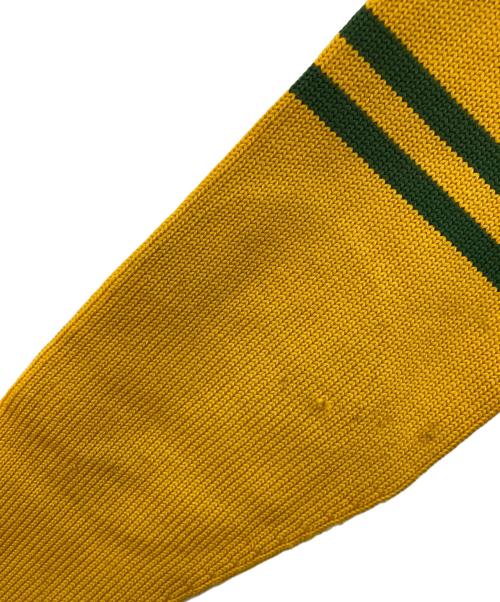 Used/Vintage（ユーズド ヴィンテージ）Used/Vintage (ユーズド ヴィンテージ) レタードカーディガン イエロー サイズ:不明の古着・服飾アイテム