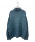 AURALEE（オーラリー）の古着「オーバーサイズケーブルニット」｜ブルー