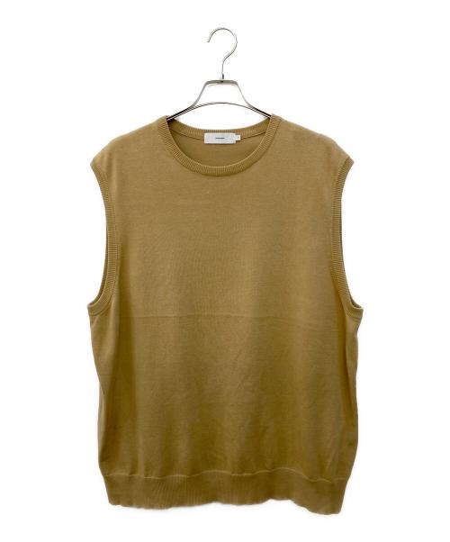 Graphpaper（グラフペーパー）Graphpaper (グラフペーパー) SUVIN VEST ベージュ サイズ:Freeの古着・服飾アイテム