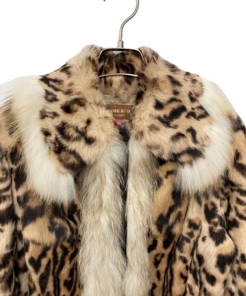 ROSE BUD（ローズバッド）ROSE BUD (ローズバッド) ファー×レザージャケット ベージュ サイズ:1の古着・服飾アイテム