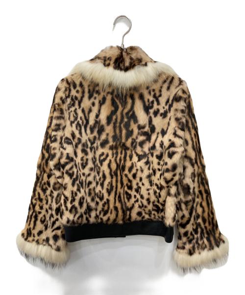 ROSE BUD（ローズバッド）ROSE BUD (ローズバッド) ファー×レザージャケット ベージュ サイズ:1の古着・服飾アイテム