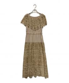 Diagram（ダイアグラム）の古着「レースワンピース」｜ベージュ