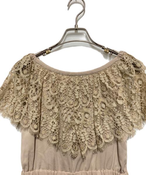 Diagram（ダイアグラム）Diagram (ダイアグラム) レースワンピース ベージュ サイズ:Sの古着・服飾アイテム