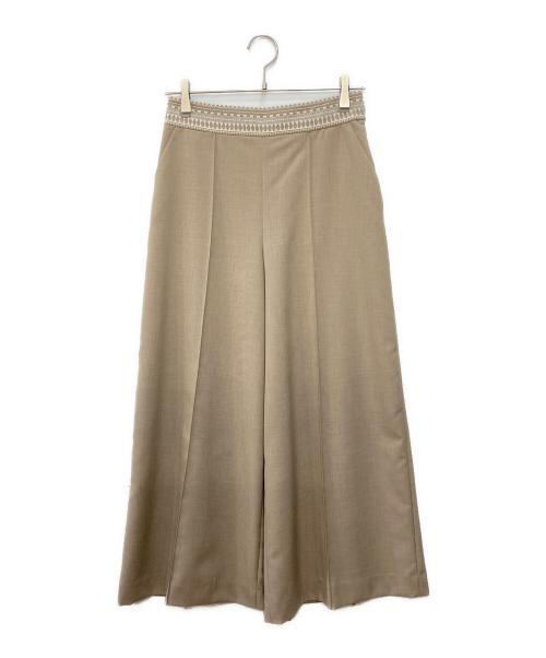 BOSCH（ボッシュ）BOSCH (ボッシュ) ワイドパンツ ブラウン サイズ:Sの古着・服飾アイテム