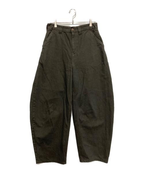 ZARA（ザラ）ZARA (ザラ) HARRY LAMBERT (ハリー・ランバート) BALLOON FIT OVERDYED TROUSERS ブラック サイズ:Mの古着・服飾アイテム