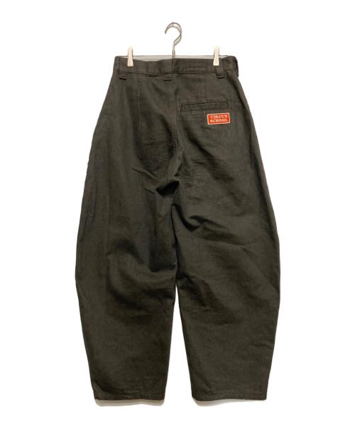 ZARA（ザラ）ZARA (ザラ) HARRY LAMBERT (ハリー・ランバート) BALLOON FIT OVERDYED TROUSERS ブラック サイズ:Mの古着・服飾アイテム