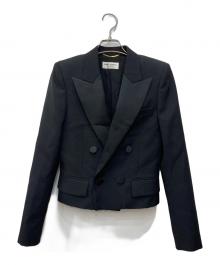 Saint Laurent Paris（サンローランパリ）の古着「ダブルブレストブレザー」｜ブラック
