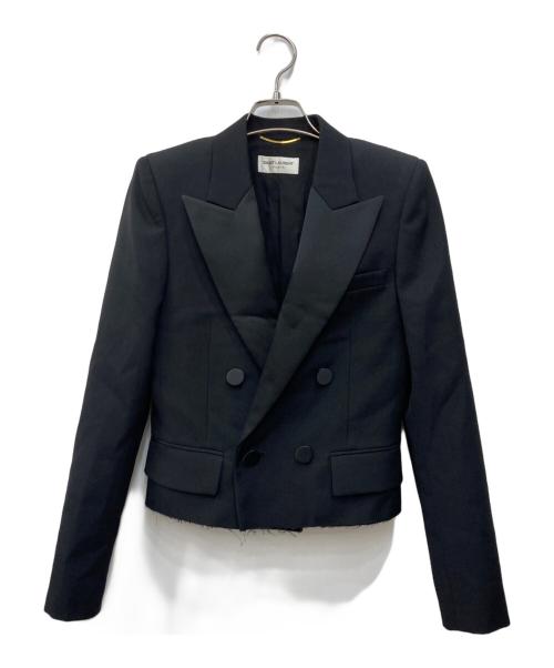 Saint Laurent Paris（サンローランパリ）Saint Laurent Paris (サンローランパリ) ダブルブレストブレザー ブラック サイズ:SIZE38の古着・服飾アイテム