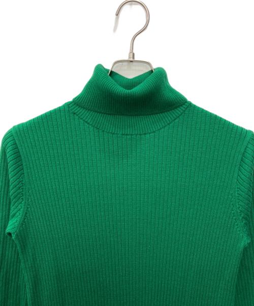 THREE DOTS（スリードッツ）THREE DOTS (スリードッツ) Wool outfit aline long dress グリーン サイズ:Ｓの古着・服飾アイテム