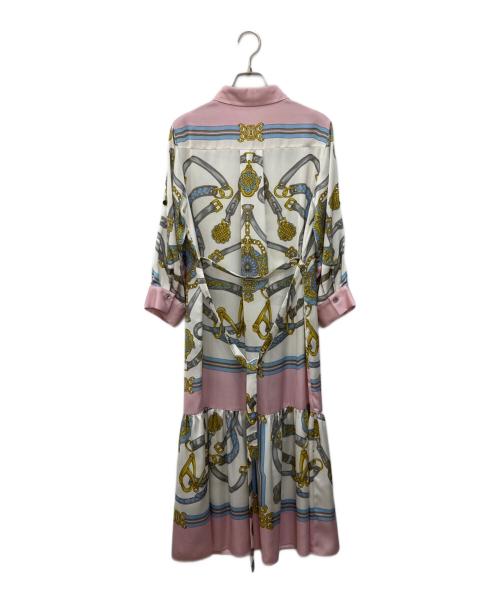 GRACE CLASS（グレースクラス）GRACE CLASS (グレースクラス) スカーフプリントシャツドレス ピンク サイズ:Sの古着・服飾アイテム