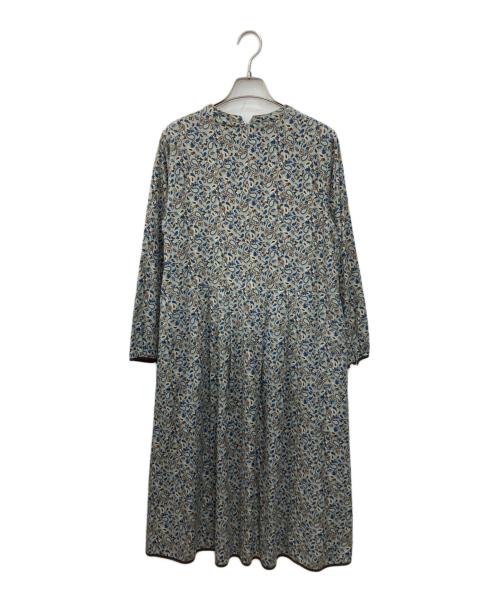 GRANDMA MAMA DAUGHTER（グランマママドーター）GRANDMA MAMA DAUGHTER (グランマママドーター) ペイズリーワンピース ブルー サイズ:Sの古着・服飾アイテム