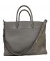 PRADA (プラダ) レザー2WAYショルダーバッグ グレー：71000円